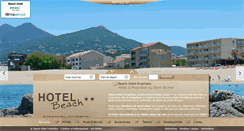 Desktop Screenshot of beachhotel-propriano.com